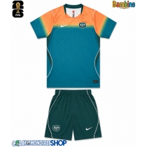 Maglie da calcio Australia Seconda Maglia Bambino Mondiali 2026  Manica Corta + Pantaloni corti)